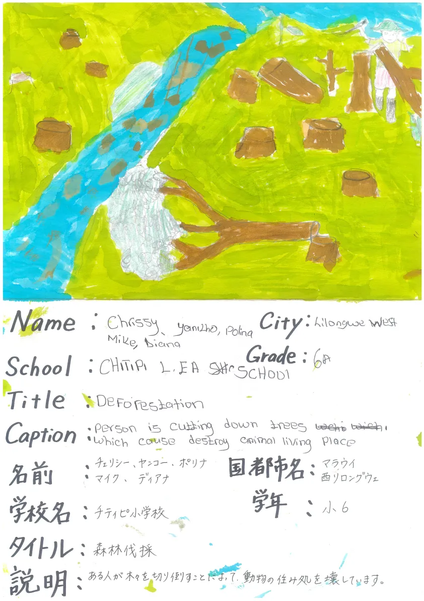 マラウイ絵日記