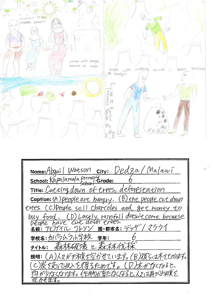 マラウイ絵日記